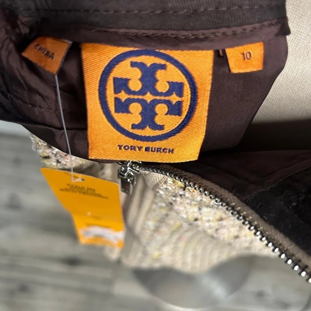 Tory Burch NWT Tweed Nova Skirt Size 10